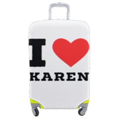 I Love Karen Luggage Cover (medium) by ilovewhateva