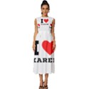 I love karen Sleeveless Round Neck Midi Dress View1