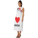 I love karen Sleeveless Round Neck Midi Dress View2