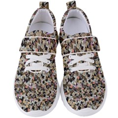 Mystic Geometry Abstract Print Women s Velcro Strap Shoes by dflcprintsclothing