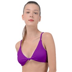 Mardi Gras Purple	 - 	knot Up Bikini Top