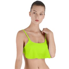 Bitter Lime	 - 	layered Top Bikini Top