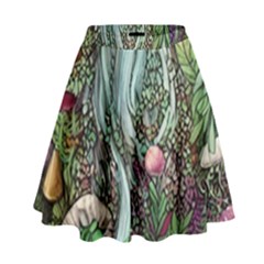 Craft Mushroom High Waist Skirt by GardenOfOphir