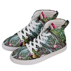 Craft Mushroom Women s Hi-top Skate Sneakers by GardenOfOphir