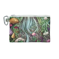 Craft Mushroom Canvas Cosmetic Bag (medium) by GardenOfOphir