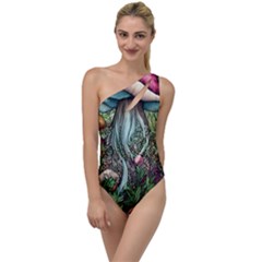 Craft Mushroom To One Side Swimsuit by GardenOfOphir