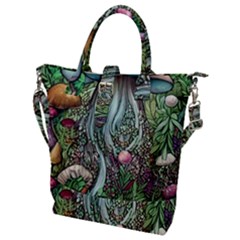 Craft Mushroom Buckle Top Tote Bag by GardenOfOphir