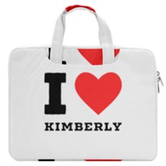 I Love Kimberly Macbook Pro 13  Double Pocket Laptop Bag by ilovewhateva