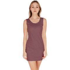 Rosy Finch Brown	 - 	bodycon Dress