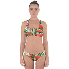 Fairycore Forest Mushroom Cross Back Hipster Bikini Set