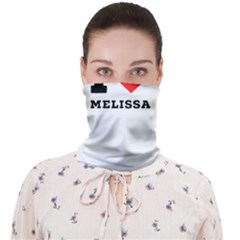 I Love Melissa Face Covering Bandana (adult)