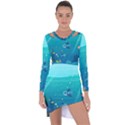 Ai Generated Ocean Sea Fish Aquatic Water Nature 2 Asymmetric Cut-Out Shift Dress View1