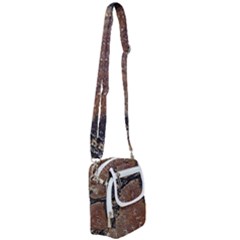 Rustic Charm Abstract Print Shoulder Strap Belt Bag by dflcprintsclothing