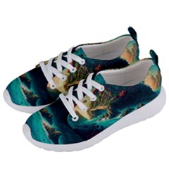 Tropical Island Paradise Ocean Sea Palm Trees Women s Lightweight Sports Shoes by Pakemis