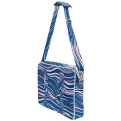 Modern Fluid Art Cross Body Office Bag by GardenOfOphir