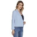 Beau Blue	 - 	Long Sleeve Revers Collar Cropped Jacket View3