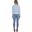 Beau Blue	 - 	Long Sleeve Revers Collar Cropped Jacket View4