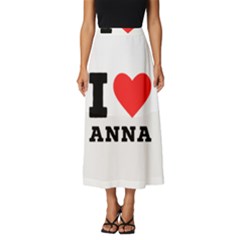 I Love Anna Classic Midi Chiffon Skirt by ilovewhateva