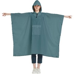 Beetle Green	 - 	hooded Rain Ponchos by ColorfulWomensWear