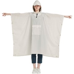 Canolli Cream	 - 	hooded Rain Ponchos by ColorfulWomensWear