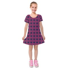 Pattern 140 Kids  Short Sleeve Velvet Dress by GardenOfOphir