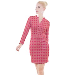 Pattern 142 Button Long Sleeve Dress by GardenOfOphir