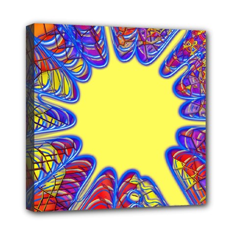 Explosion Big Bang Colour Structure Mini Canvas 8  X 8  (stretched) by Semog4