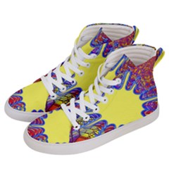 Explosion Big Bang Colour Structure Men s Hi-top Skate Sneakers by Semog4