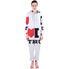 I Love Ruth Hooded Jumpsuit (ladies) by ilovewhateva