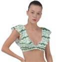 Pattern 173 Plunge Frill Sleeve Bikini Top View1