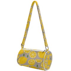 Lemon Background Lemon Wallpaper Mini Cylinder Bag by Semog4