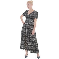 Pattern 321 Button Up Short Sleeve Maxi Dress by GardenOfOphir