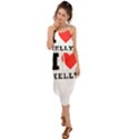 I love Kelly  Waist Tie Cover Up Chiffon Dress View1