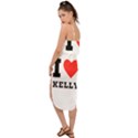 I love Kelly  Waist Tie Cover Up Chiffon Dress View2