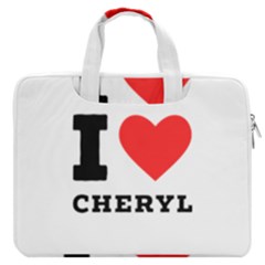 I Love Cheryl Macbook Pro 13  Double Pocket Laptop Bag by ilovewhateva