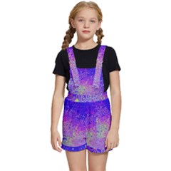 Psychedelic Retrovintage Colorful Kids  Short Overalls by Semog4