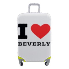 I Love Beverly Luggage Cover (small) by ilovewhateva