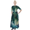 Trees Forest Mystical Forest Nature Half Sleeves Maxi Dress View2