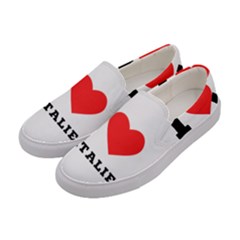 I Love Natalie Women s Canvas Slip Ons by ilovewhateva