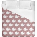 Cute Whale Illustration Pattern Duvet Cover (King Size) View1