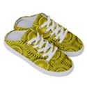 Abstract Sun Pattern Yellow Background Half Slippers View3