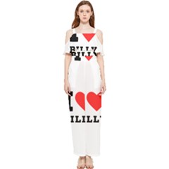 I Love Billy Draped Sleeveless Chiffon Jumpsuit by ilovewhateva