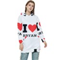 I love bryan Women s Long Oversized Pullover Hoodie View1