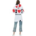 I love bryan Women s Long Oversized Pullover Hoodie View2