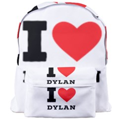 I Love Dylan  Giant Full Print Backpack by ilovewhateva