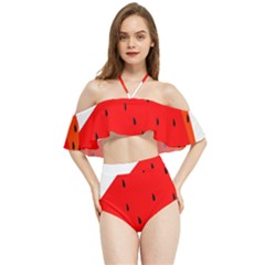 Fruit-01 Halter Flowy Bikini Set 