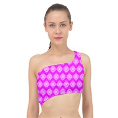 Abstract Knot Geometric Tile Pattern Spliced Up Bikini Top 