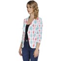 Spatula Spoon Pattern Women s One-Button 3/4 Sleeve Short Jacket View2