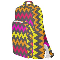 Chevron Pattern Gifts Double Compartment Backpack