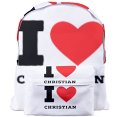 I Love Christian Giant Full Print Backpack by ilovewhateva